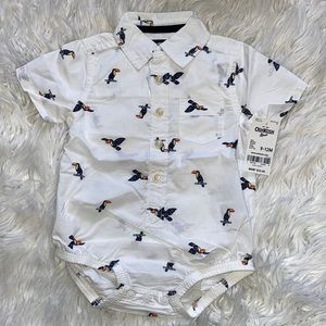 Baby boy Osh Kosh Toucan bodysuit. Size 9-12mos.